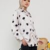 FLORAL PRINTED SHIRT (WHITE BLACK)
