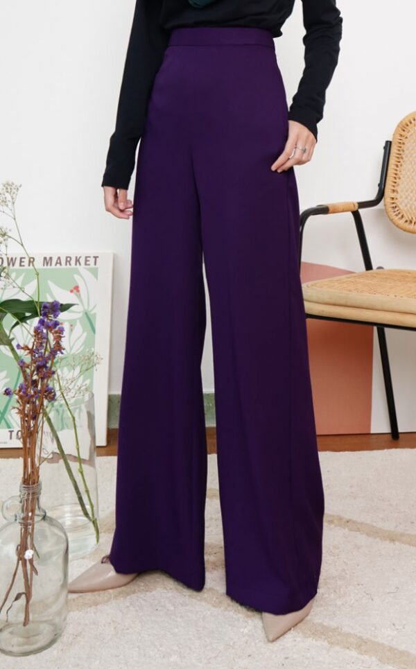 CASSIE PALAZZO PANTS (PURPLE)