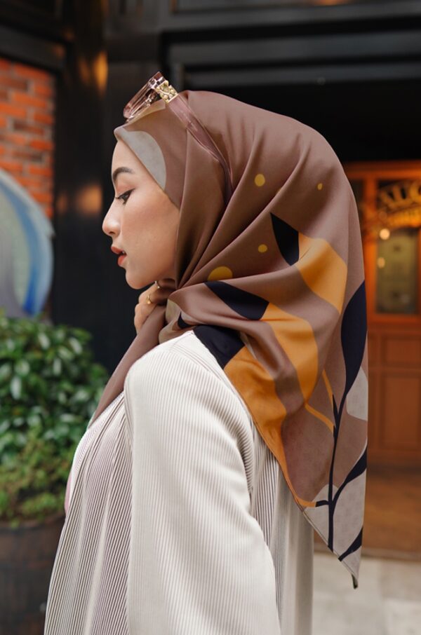 GHANIA PRINTED SQUARE (COCO)