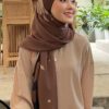 2 GHANIA PRINTED SHAWL (BROWN)