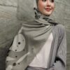 GHANIA PRINTED SHAWL (GREY)