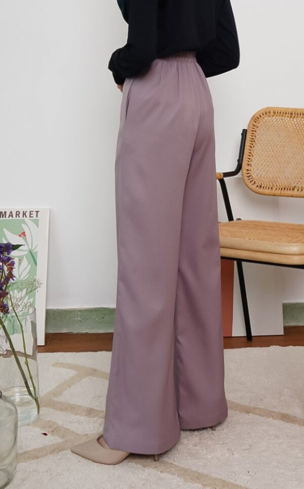 2 CASSIE PALAZZO PANTS (MAUVE)