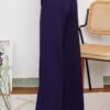 CASSIE PALAZZO PANTS (DARK PURPLE)