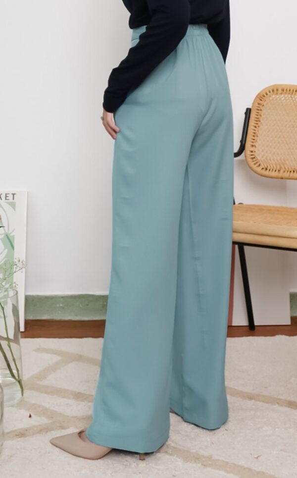 3 CASSIE PALAZZO PANTS (TURQUOISE)