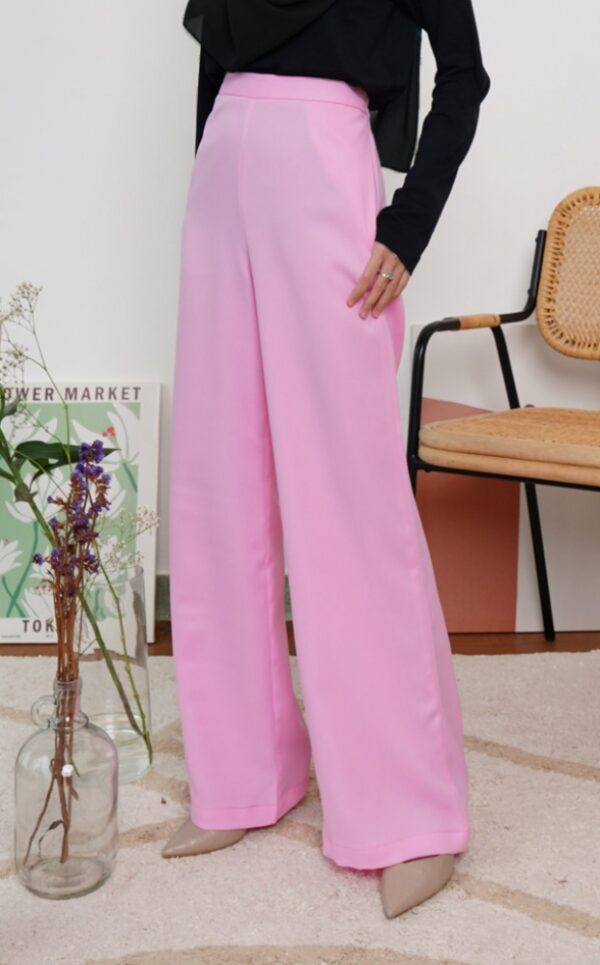 3 CASSIE PALAZZO PANTS (BABY PINK)