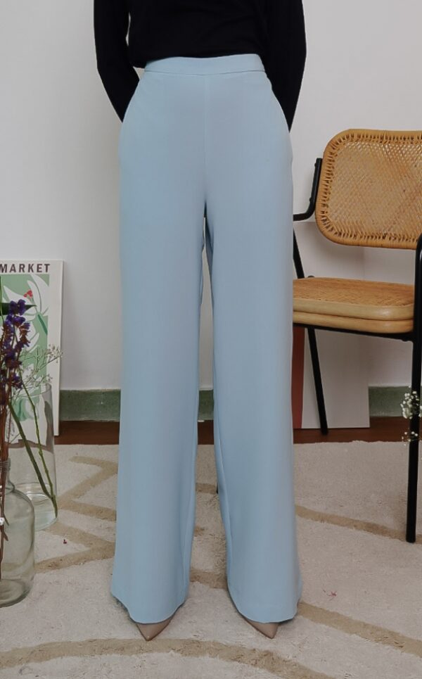 3 CASSIE PALAZZO PANTS (MINT BLUE)