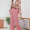 3 CASSIE PALAZZO PANTS (CORAL SALMON)