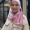 GHANIA PRINTED SQUARE (PINK PURPLE)