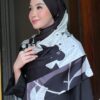 GHANIA PRINTED SHAWL (BLACK)