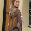 3 GHANIA PRINTED SHAWL (BROWN)