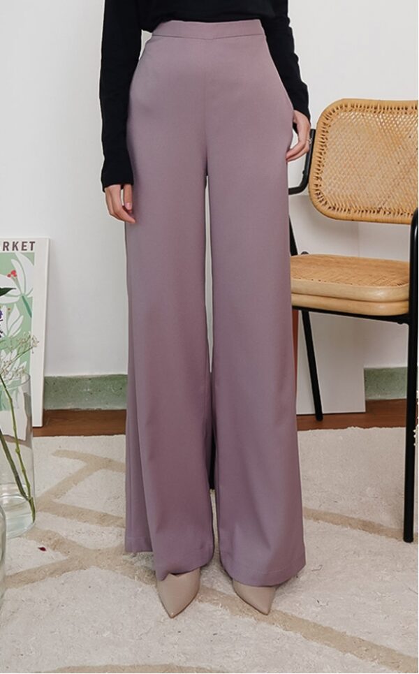 3 CASSIE PALAZZO PANTS (MAUVE)