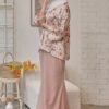 POPPY FLORAL KURUNG (PALE PINK)