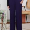 CASSIE PALAZZO PANTS (DARK PURPLE)