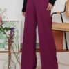 CASSIE PALAZZO PANTS (MAGENTA PURPLE)