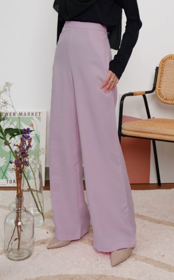 3 CASSIE PALAZZO PANTS (LILAC)
