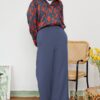4 CASSIE PALAZZO PANTS (BLUE GREY)