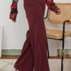 CASSIE PALAZZO PANTS (WINE)