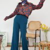 4 CASSIE PALAZZO PANTS (DARK TURQUOISE)