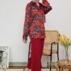 FLORAL PRINTED SHIRT (RED KEKWA)