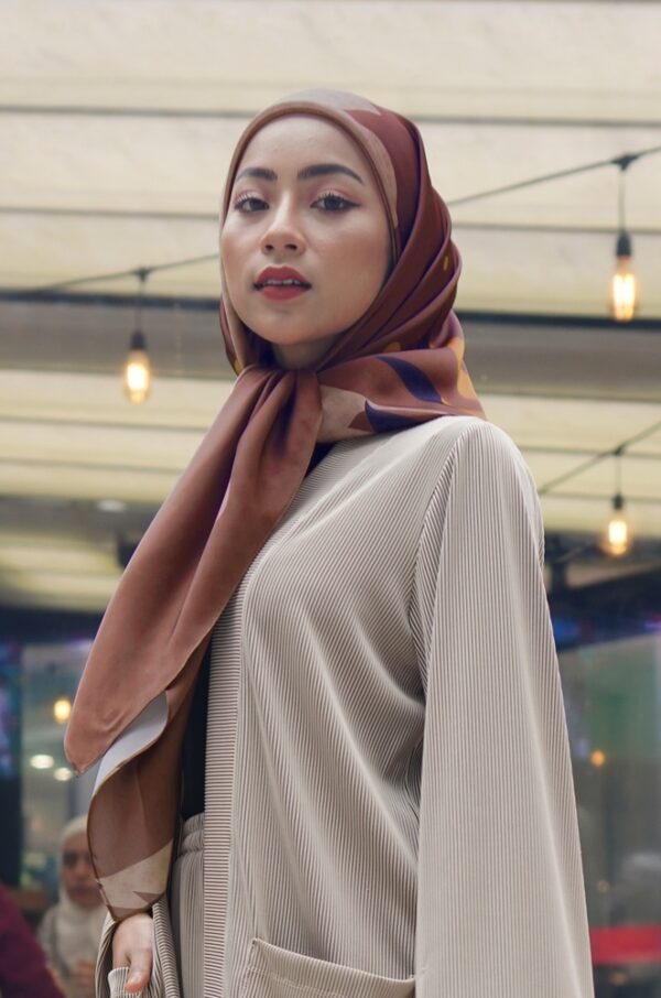 GHANIA PRINTED SQUARE (COCO)