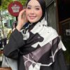 GHANIA PRINTED SHAWL (BLACK)