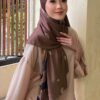4 GHANIA PRINTED SHAWL (BROWN)