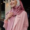 GHANIA PRINTED SHAWL (PINK PURPLE)