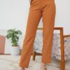 ELLIE SLIM PANTS (TERRACOTTA)