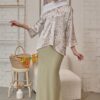 POPPY FLORAL KURUNG (SEA SALT)