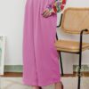 ADORA WIDE LEG TROUSERS (DULL PURPLE)