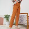 ELLIE SLIM PANTS (TERRACOTTA)