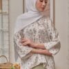 POPPY FLORAL KURUNG (SEA SALT)
