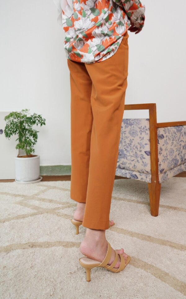 ELLIE SLIM PANTS (TERRACOTTA)