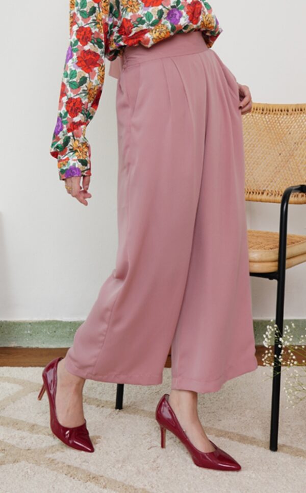 ADORA WIDE LEG TROUSERS (DUSTY PINK)