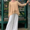 1 TIARA BLOUSE (COFFEE)