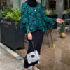 1 PAULINA BLOUSE (PINE GREEN)