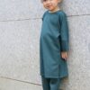 SELENA TUNIC SET KIDS (EMERALD GREEN)