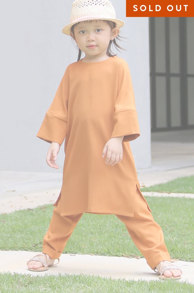 SELENA TUNIC SET KIDS (TANGERINE)