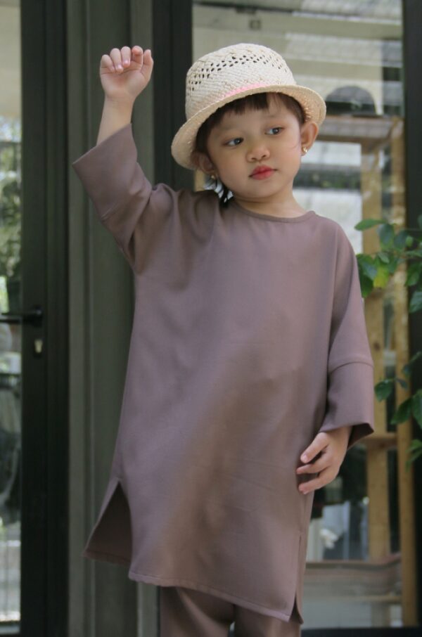 SELENA TUNIC SET KIDS (COFFEE)