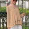 2 TIARA BLOUSE (COFFEE)