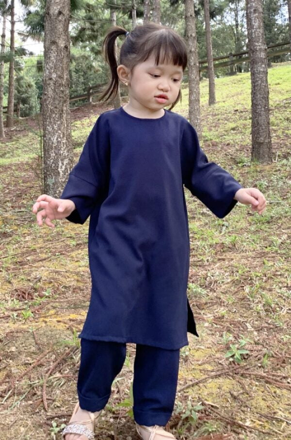 SELENA TUNIC SET KIDS (NAVY BLUE)