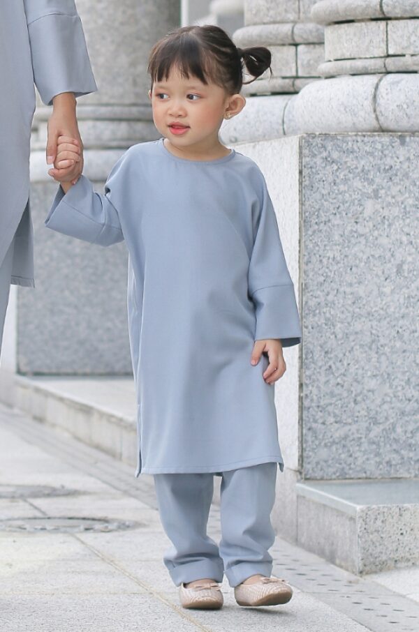 SELENA TUNIC SET KIDS (SMOKEY BLUE)