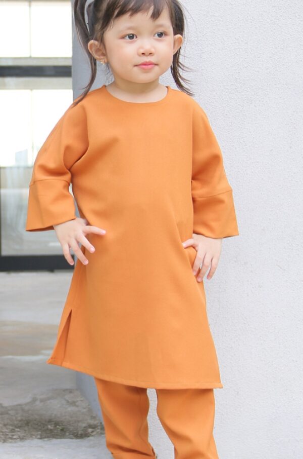 SELENA TUNIC SET KIDS (TANGERINE)