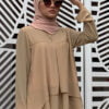 3 TIARA BLOUSE (COFFEE)