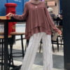 TIARA BLOUSE (BROWN)