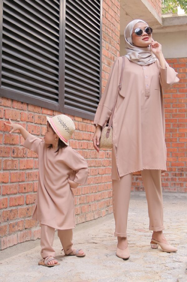 SELENA TUNIC SET KIDS (NUDE)