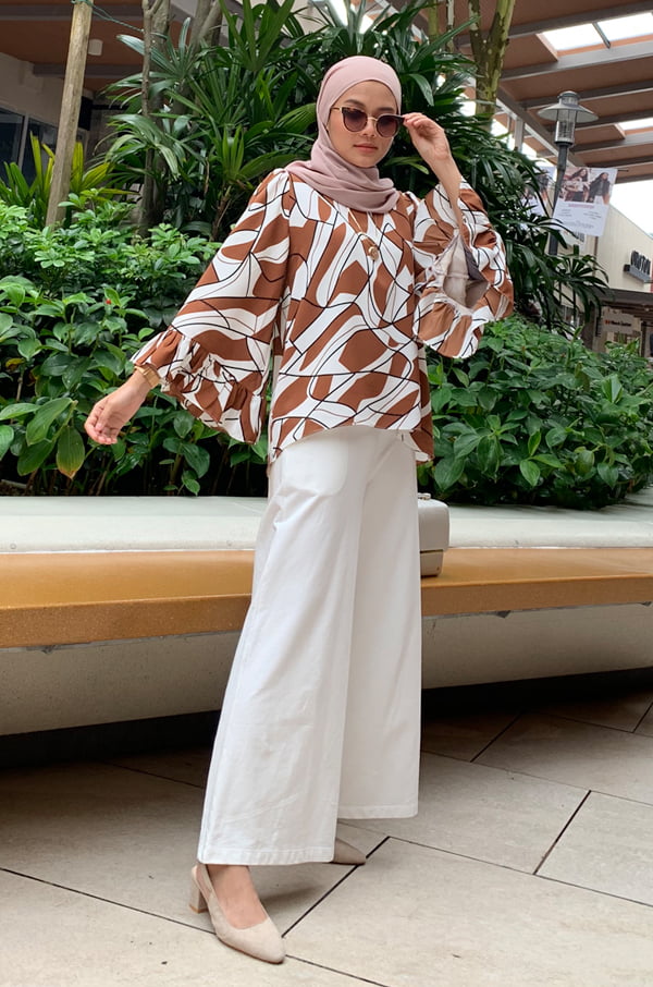 3 PAULINA BLOUSE (CINNAMON)
