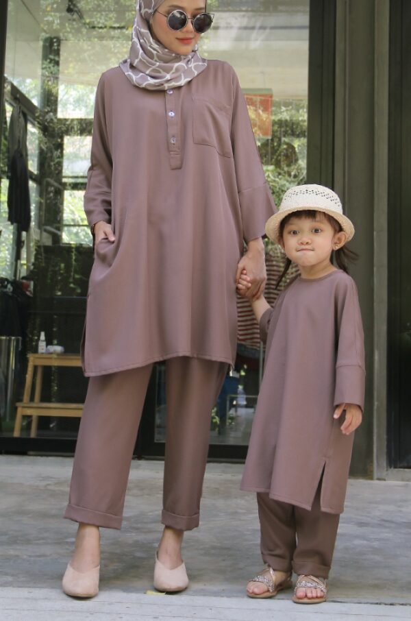 SELENA TUNIC SET KIDS (COFFEE)