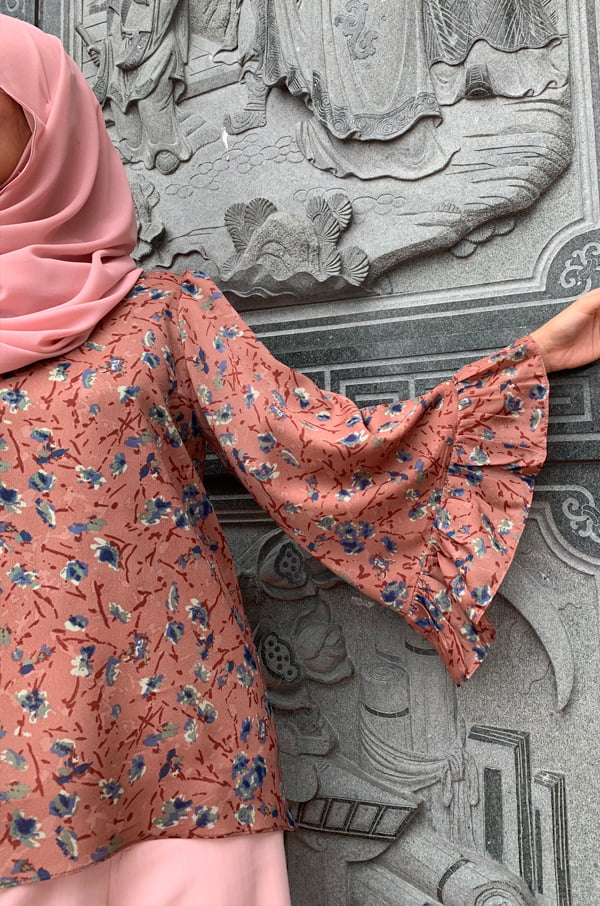 4 PAULINA BLOUSE (DARK PEAWOOD)