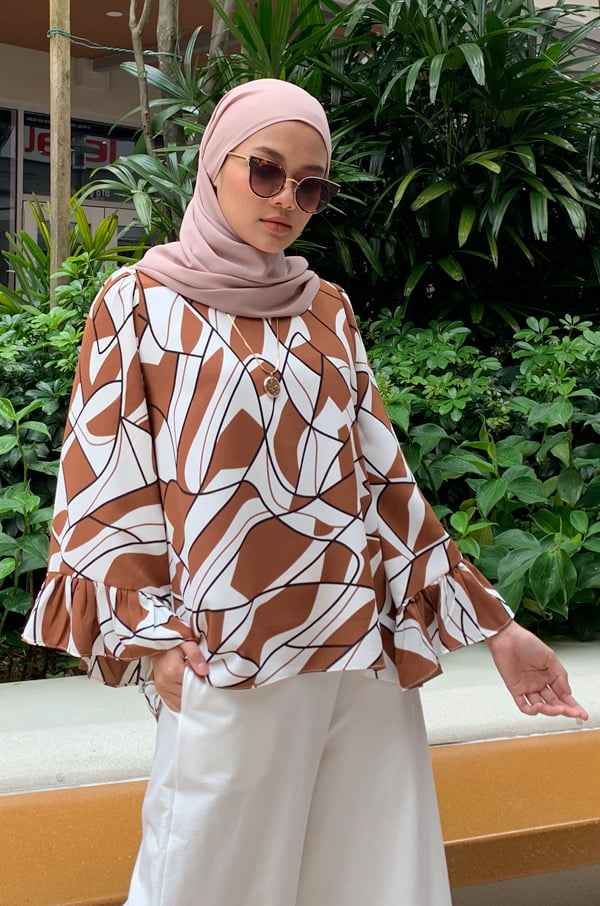4 PAULINA BLOUSE (CINNAMON)